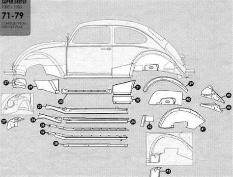 vw super beetle sheet metal parts|vw beetle sheet metal thickness.